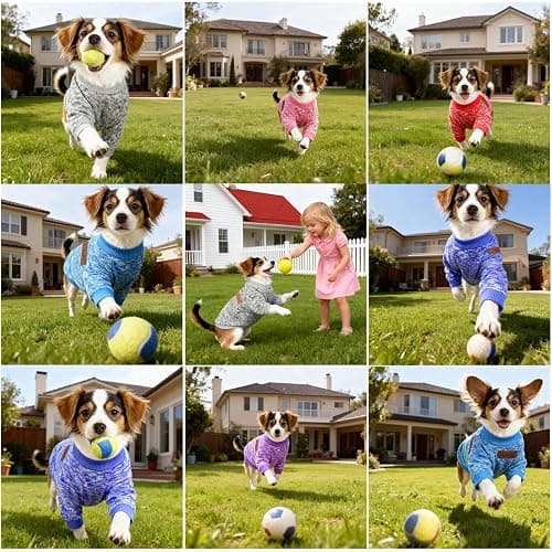 3 Pack Christmas Dog Sweaters for Small Dogs - Warm Fleece Unisex Puppy Sweater Outfit, Cute Cozy Thermal Winter Clothes for Small Breed Puppies & Cats thumbnail 7