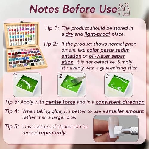 GZIXBDA Patting Gel Polish Palette & Tools Kit | No Wipe Ombre Sponge Nail Paint, Multi-Use Nail Art Gel for Beginner & Professional Nail Tech, Ideal DIY Manicure Gift thumbnail 7