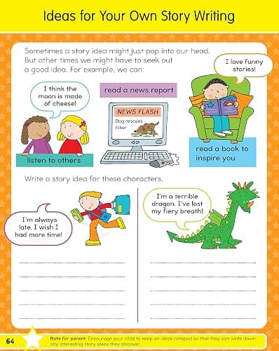 The Summer Before Third Grade Workbook School Bridging Second to Third Grade Ages 8 - 9: 75+ Activities, Reading, Language Arts, Addition, Subtraction, Time, Money, and Fractions (Gold Stars Series) thumbnail 6