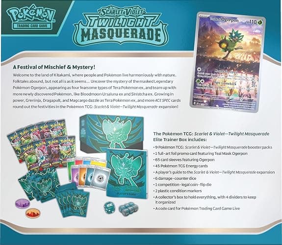 Pokémon TCG: Scarlet & Violet—Twilight Masquerade Elite Trainer Box thumbnail 5