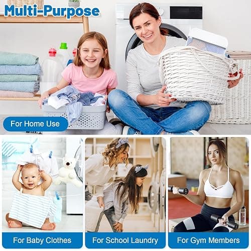 6-Pack Durable Honeycomb Mesh Laundry Bags for Delicates - 12x16 Inches Lingerie Bags for Washing Delicates with Sturdy Zippers, Protect Clothes in Washing Machine for Home, College & Dorm (Medium) thumbnail 3