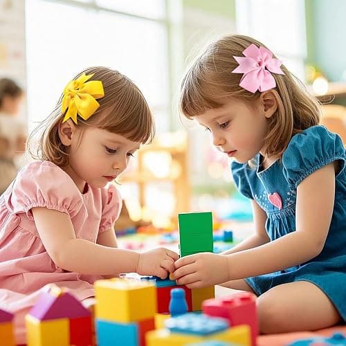 40Piece 3 Inch Boutique Grosgrain Ribbon Pinwheel Hair Bows Alligator Clips For Girls Babies Toddlers Accessories Teens In Pairs thumbnail 5