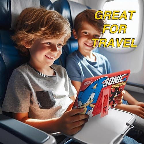 Sonic Kids iPad Case - 10.9 Inch Case for iPad 10th Generation (2022) & A16 11th Generation 11 inch (2025) - Tablet Cover with Stand, Shockproof Silicone Protector thumbnail 6
