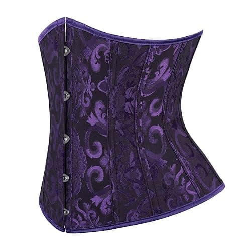 Grebrafan Bridal Underbust Plus Size Vintage Waist Corset Top thumbnail 2