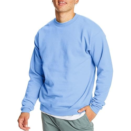 Hanes Men's Sweatshirt, EcoSmart Fleece Crewneck Sweatshirt, Big & Tall Available, 1 or 2-Pack - Image 1