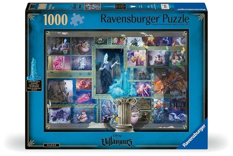 Ravensburger Disney Villainous: Hades and Figurine 1000 Piece Jigsaw Puzzle for Adults - 12001116 -Handcrafted Tooling, Made in Germany, Every Piece Fits Together Perfectly - Image 1