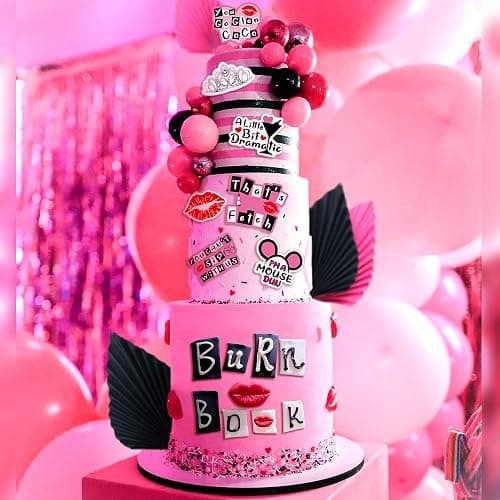 LaVenty Mean Girl Cake Topper Mean Girl Birthday Party Decoration | Mean Girl Cake Topper Mean Girl Birthday Party Decoration Cupcake Toppers for Wedding Bridal Shower Bachelorette Theme Girls thumbnail 6