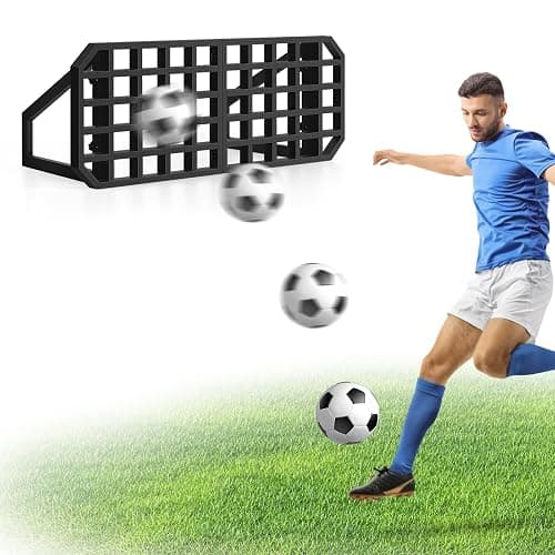 2 Angles Soccer Rebounder Board Soccer Wall Kick Back Trainer for Adults Soccer Training Equipment for Passing & Shooting Practice thumbnail 4