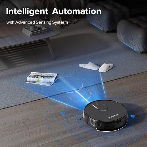 ROPVACNIC Robot Vacuum Cleaner Robot Vacuum and Mop Combo with 5200Pa Suction, Personalized Cleaning Adjustments, Self-Charging Robotic Vacuum Cleaner, Advanced Obstacle Avoidance thumbnail 4