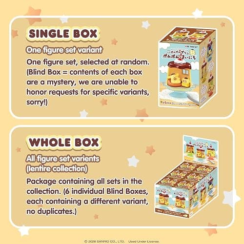 Hamee RE-Ment Hello Kitty and Friends Blind Box Diorama Miniature Figure Set for Birthday Gift, Party Favor, Collectible Figurine, Sanrio Fan (Pompompurin Daily Moments) – 1 Pc. Mystery Set thumbnail 4