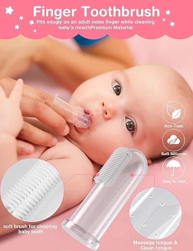 OTTOLIVES Baby Healthcare and Grooming Kit, 24 in 1 Baby Electric Nail Trimmer Set Newborn Nursery Health Care Set for Newborn Infant Toddlers Baby Boys Girls Kids Haircut Tools (0-3 Years+) (Pink) thumbnail 5