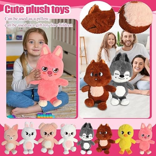 Homgo Skz Plüschpuppe, 50 cm, weiche SKZ-Plüschfigur, dekoratives Sammlerstück, niedliche Plüsch-Spielzeug-Kollektionen für Stay Fans thumbnail 4