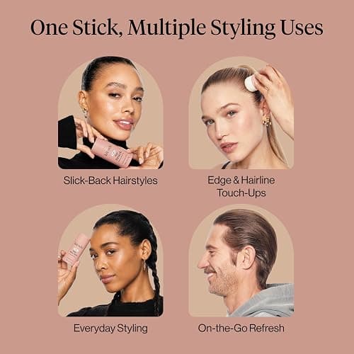 Kitsch Hair Wax Stick for Women & Men - Anti-Frizz and Fly Away Hair Tamer, No Residue Hair Finishing Stick | All Day Hold Styling Product - 2.7 oz thumbnail 8
