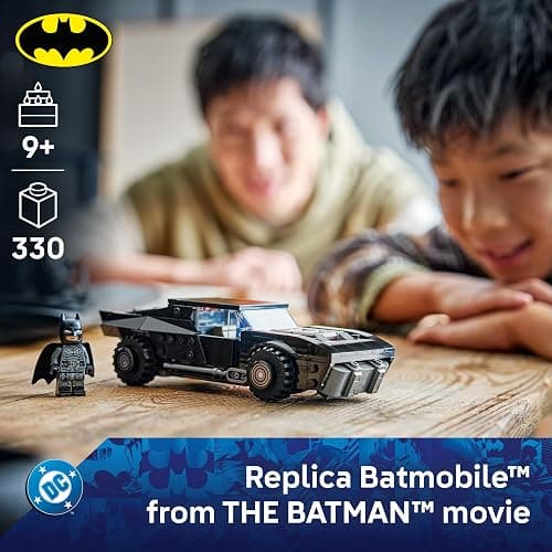 LEGO DC Batman: The Batman Batmobile Building Toy for Kids - Building Blocks W/Batman Minifigure & Golden Coin - Super Hero Room Decor for Boys & Girls, Ages 9+ - Gift Idea for Birthdays - 76332 thumbnail 2