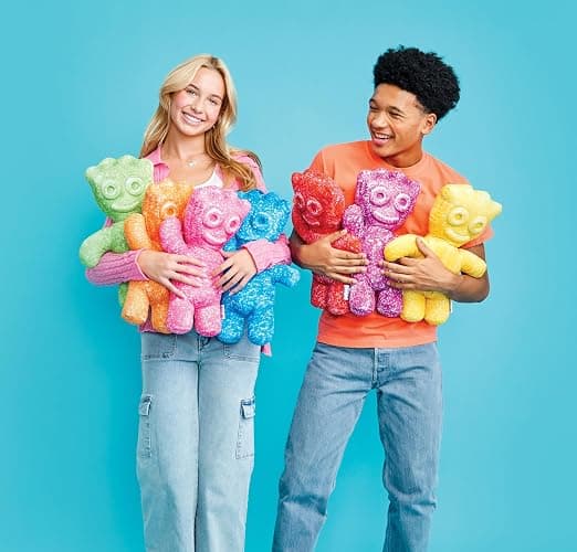 iscream Sour Patch Kids Embossed 8.5" x 6.25" Candy Character Mini Pillow, Blue thumbnail 4