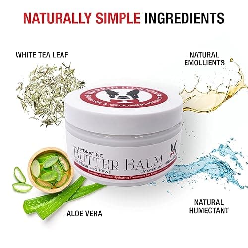 Warren London Hydrating Butter Balm for Dogs – Unscented 4 oz | Deep-Moisture Paw & Nose Cream | Relieves Dry, Cracked Pads & Snouts | Fast-Absorbing, Non-Greasy, Made in USA thumbnail 3