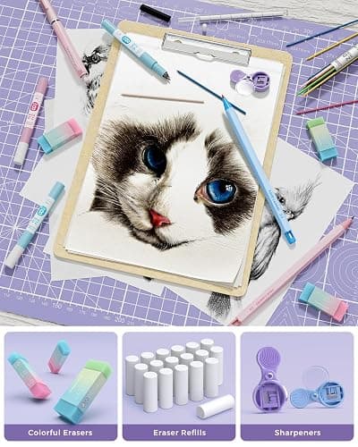 Four Candies 36PCS Aesthetic School Supplies, Mechanical Pencils 0.5mm, 0.7mm, 0.9mm & 2.0mm with 624PCS Lead Refills, Cute Mechanical Pencils for Writing, Drawing & Drafting (Pink) thumbnail 6