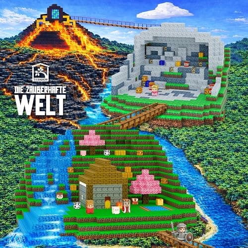 Silvadom Unterwelt Set mit 165 Teilen I Magnete zum Bauen für fantasievolle Kinderwelten I magnetische Bausteine Kinder I Magnetic Tiles & magnetsteine Kinder I Spielzeug ab 3 Jahre entdecken thumbnail 7