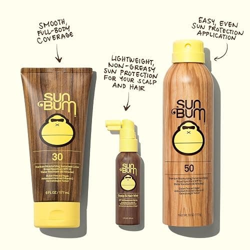Sun Bum Original SPF 30 Sunscreen Scalp and Hair Mist I Vegan and Reef Friendly (Octinoxate Oxybenzone Free) I Broad Spectrum UVA/UVB Sunscreen Spray with Vitamin E I 2 OZ thumbnail 4