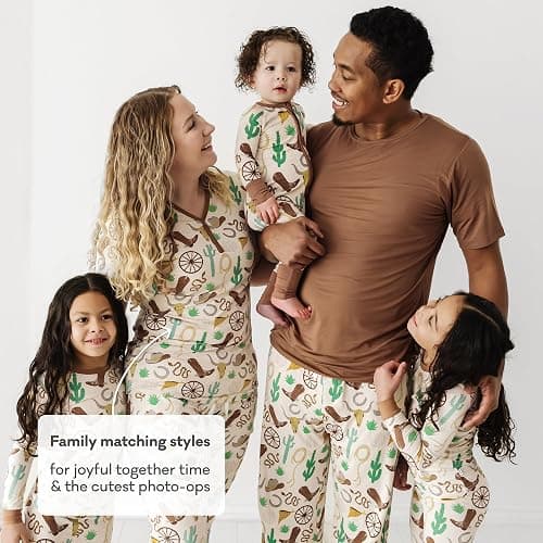 Little Sleepies Two-Piece Pajama Set for Boys & Girls, Soft Viscose from Bamboo Toddler Pajamas for Kids, Family Matching PJs thumbnail 8