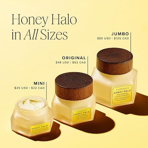 Farmacy Ceramide Face Moisturizer - Honey Halo Hydrating Facial Moisturizer for Dry Skin - Plumps, Soothes + Restores Skin with Potent Ceramides + Buckwheat Honey for a Dewy, Healthy Glow (50ml) thumbnail 11