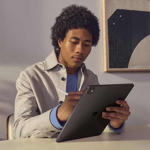 Apple iPad Pro 11-inch (M4): Ultra Retina XDR display, 256GB, Landscape 12MP Front Camera/12MP Back Camera, LiDAR scanner, Wi-Fi 6E, Face ID, All-Day Battery Life, Standard glass - Space Black thumbnail 5