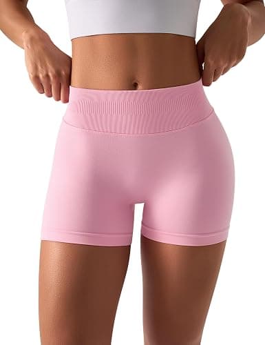 TDIFFUN Workout Shorts for Women 3 Pack Seamless Scrunch Butt Lifting Gym Impact Shorts Yoga Biker Booty Athletic Shorts thumbnail 2