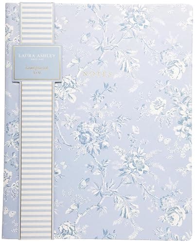 Laura Ashley Writing Journal Notebook 256 Lined Pages Premium Hardcover | Assorted Cover Patterns, Compact Portable Size, Smooth Lined Writing Pages, Sturdy Hardcover Protection, Gift-Ready - Image 1