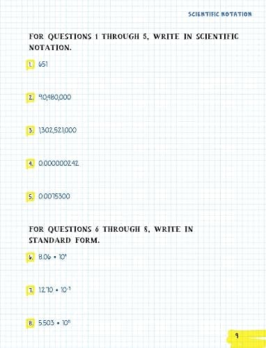 The Big Fat High School Algebra 1 Workbook: 400+ Algebra 1 Practice Exercises (Big Fat Notebooks) thumbnail 3