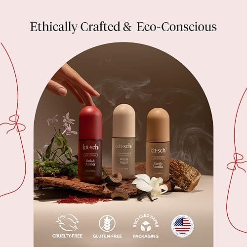 Kitsch Hair Perfume for Women- Warm Sugar and Oak & Amber | Clean, Deodorizing & Patented Odor-Eliminating Technology Hair Spray & Body Mist- Freshen Hair, Pillows | Ideal Gifts for Women - 50mL, 2pcs thumbnail 7