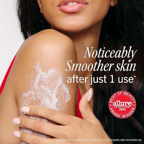 First Aid Beauty KP Bump Eraser Body Scrub with 10% AHA - Dermatologist-Tested Keratosis Pilaris Exfoliator - Support for Rough Bumps, Uneven Skin Texture & Strawberry Skin - Sensitive Skin thumbnail 3