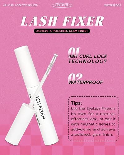 Upgrade Natural Look Soft Magnetic Eyelashes with Applicator and Lash Fixer Reusable Magnetic Eyelashes Kit, No Glue Needed Soft Magnet Lashes, Easy To Wear and Remove by EMEDA(Natural) thumbnail 5