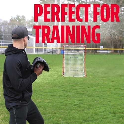 Franklin Sports Baseball Rebounders + Pitchback Nest - Pitch Return Trainer + Rebound Net with Attachable Pitching Target- All Angle Fielding Rebound Net for Grounders + Pop Flies thumbnail 6