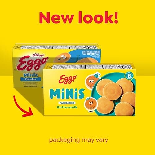 Eggo Minis Buttermilk Pancakes, Breakfast Food, Frozen Breakfast, 40 Mini Pancakes (Frozen) thumbnail 4