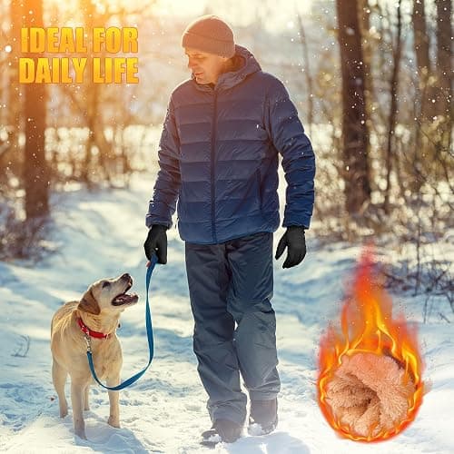 ihuan Winter Waterproof Ski Gloves Men Women, Snow Warm Cycling Cold Weather, Driving Biking Running thumbnail 2