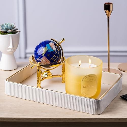 Perfume Tray for Women Valet Tray Night Stand Bedside Organizer| Perfume Organizer Catchall| Perfume Trays for Dresser Vanity Tray for Dresser Countertop| Perfume Holder thumbnail 2