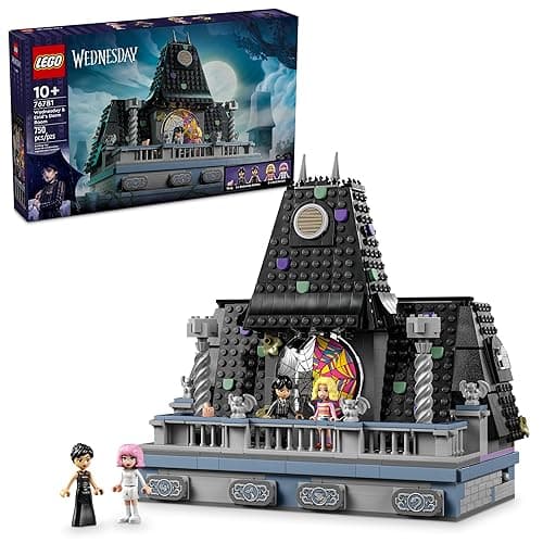 LEGO Wednesday & Enid's Dorm Room Playset - Building Toy for Pretend Play with 4 Minifigures - Wednesday Addams Doll for Kids, Girls & Boys, Ages 10+ - Gift Idea for Birthday - 76781