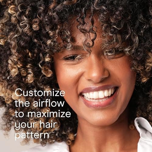 INFINITI PRO CONAIR Hair Dryer with Innovative Diffuser, Enhances Curls and Waves While Reducing Frizz, Dark Blue thumbnail 7
