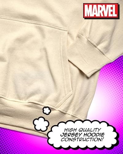 Marvel Spider-Man Mens Graphic Hoodies - Breathable Soft Fleece Cotton-Blend Pullover Sweatshirt Hoodies for Men thumbnail 5