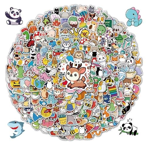 Stickers for Water Bottles, 400PCS Water Bottle Stickers for Kids, Waterproof Vinyl Stickers, Cute Stickers Pack - Image 1