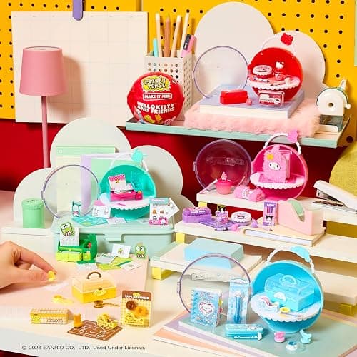 MGA's Miniverse Make It Mini Hello Kitty and Friends Series 3 Mini Collectibles, Sanrio, Retro Stationery Replicas, Crafts, DIY, 8+ thumbnail 7