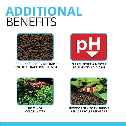 Fluval 12694 Plant and Shrimp Stratum for Freshwater Fish Tanks, 8.8 lbs. – Aquarium Substrate for Strong Plant Growth, Supports Neutral to Slightly Acidic pH - Image 1