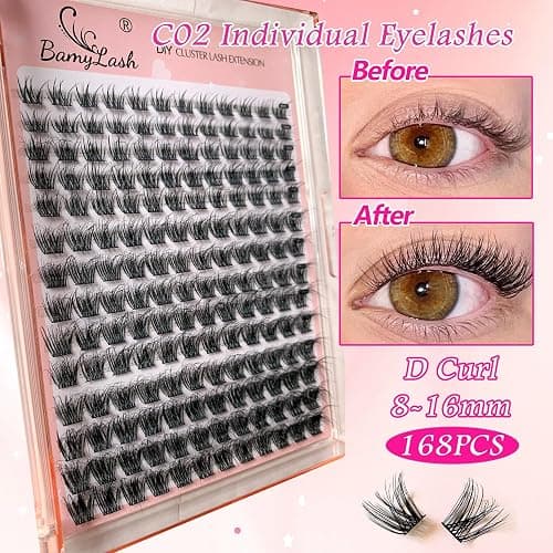 BAMYLASH 3 Styles Lash Clusters Kit, DIY Individual Eyelash Extension Kit | Natural & Fairy Cluster Lashes for Beginners, Soft Lightweight Lash Extension Kit with Bond&Seal, Lash Remover and Tweezers thumbnail 4