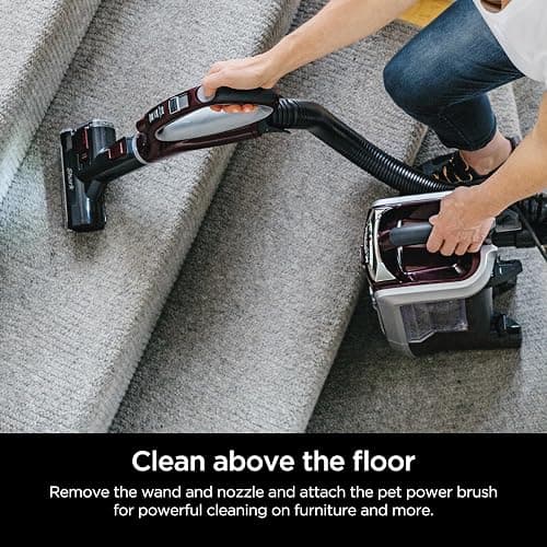 Shark NV752 Rotator Powered Lift-Away TruePet Upright Vacuum with HEPA Filter, Large Dust Cup Capacity, LED Headlights, Upholstery Tool, Perfect Pet Power Brush & Crevice Tool, Bordeaux thumbnail 5