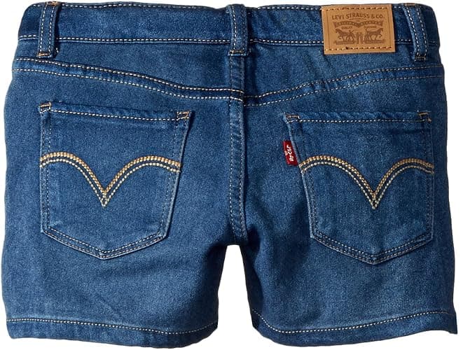 Levi's Kids Girl's 710 Super Skinny Fit Soft and Silky Shorts (Big Kids) thumbnail 3