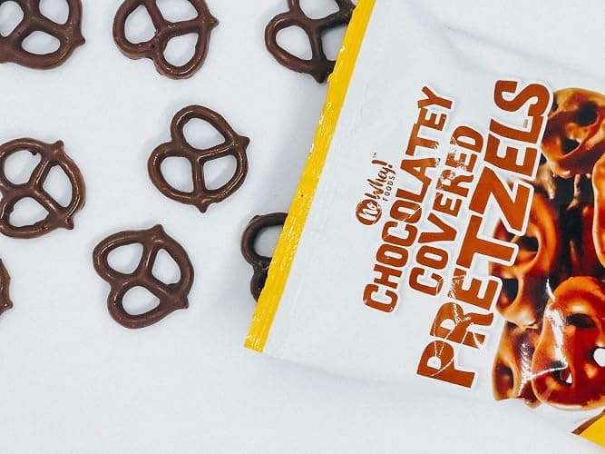 Vegan, Gluten Free Chocolatey Covered Pretzels (2 Pack) | Dairy Free, Peanut Free, Nut Free, Soy Free, All Natural, Sesame Free | Allergy Friendly | No Whey Foods thumbnail 4