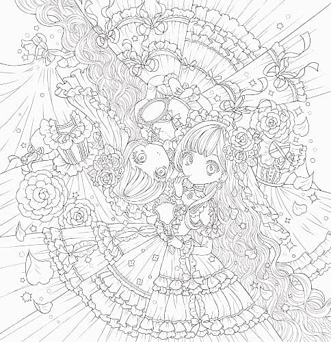 Romantic Gothic: The London Sirosaki Coloring Book thumbnail 3