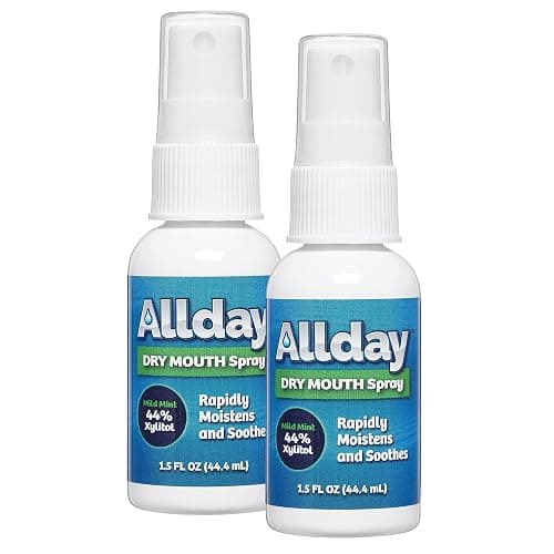 Allday Dry Mouth Spray - Maximum Strength Xylitol, Fast Acting, Non-Acidic (Pack of 2) - Image 1