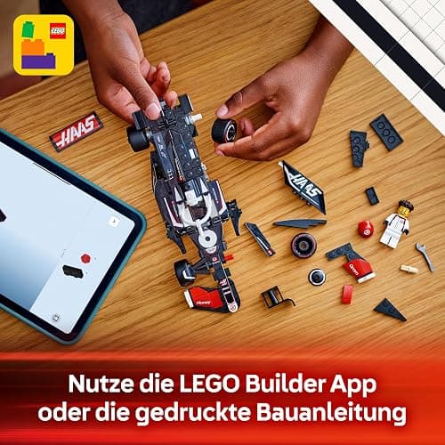 LEGO Speed Champions MoneyGram Haas F1 Team VF-24 Rennauto - Spielzeug mit Formel 1 Minifigur zum Sammeln - Modell und Geschenk für Jungen & Mädchen ab 10 Jahren und Erwachsene Motorsport Fans 77250 thumbnail 8