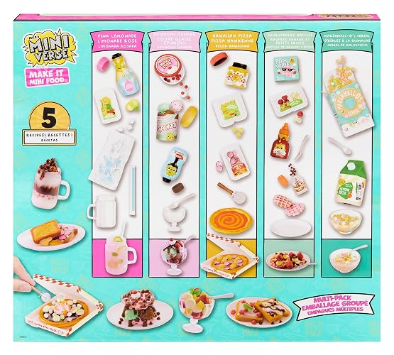 MGA's Miniverse - Make It Mini-Food-Multipack — DIY-Spielset mit UV-Licht, nachgebildeten Lebensmittelzutaten und Harzspielzeug — nicht essbar — geeignet für Kinder ab 8 Jahren thumbnail 3